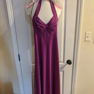 Fuschia Calvin Klein gown